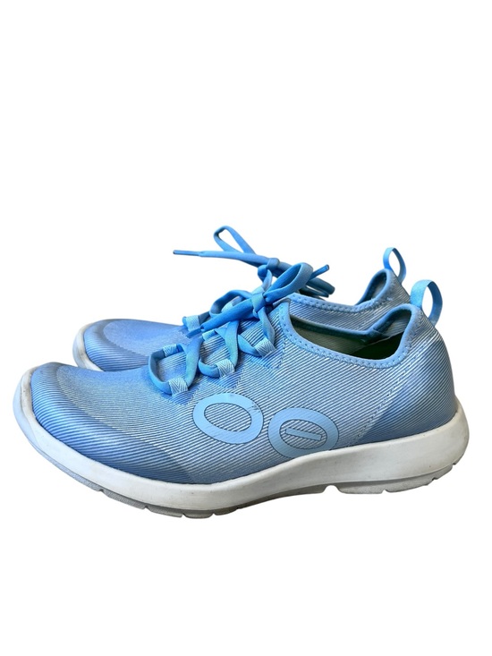 OOFOS Shoes - Oofos OOmg Sport LS Shoes Womens Size 8 Lace Up Recovery Sneakers Blue White